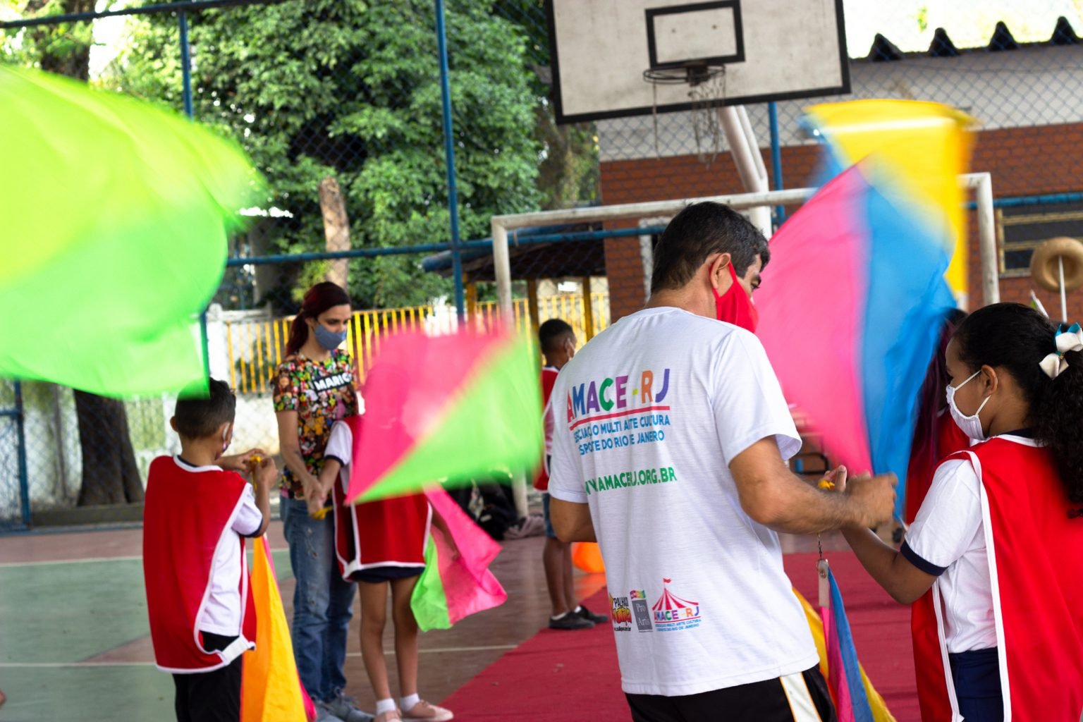 Aula do curso de Circo