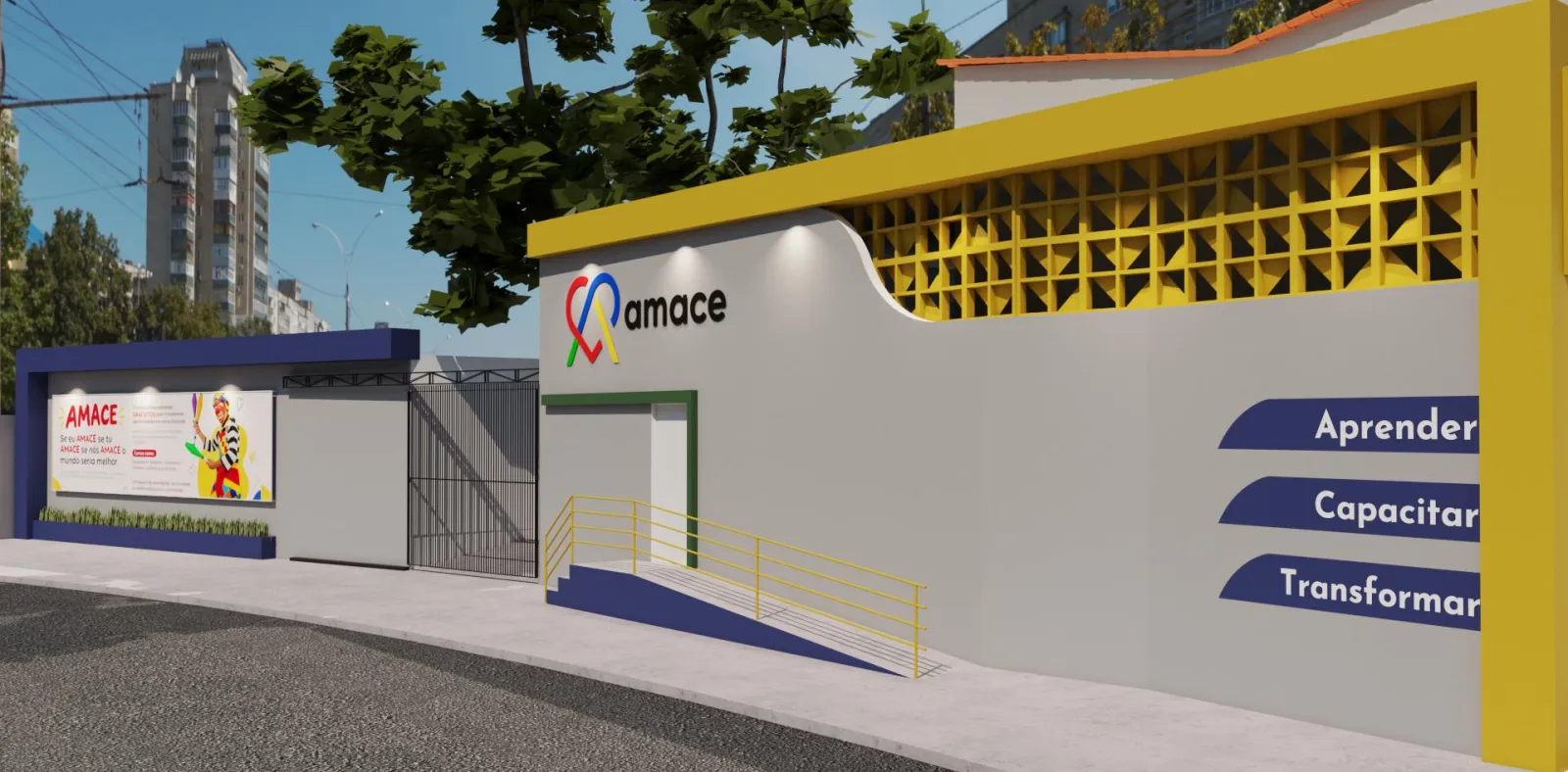 Como vai ficar a sede nova da AMACE
